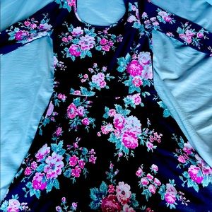 XS skater floral dress from Aeropostale